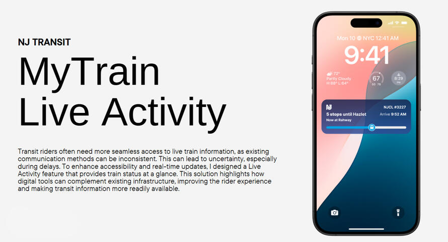 MyTrain Live Activity