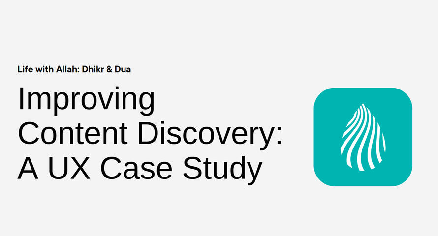 Dhikr &amp; Dua Case Study